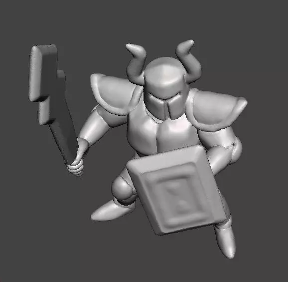 ST PHANTOM KNIGHT MINIATURE MODEL FOR FANTASY GAMES RPG AND DND 3D print model_7