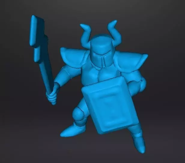 ST PHANTOM KNIGHT MINIATURE MODEL FOR FANTASY GAMES RPG AND DND 3D print model_12