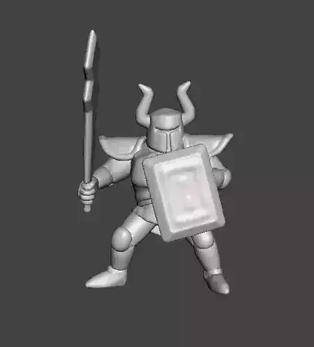 ST PHANTOM KNIGHT MINIATURE MODEL FOR FANTASY GAMES RPG AND DND