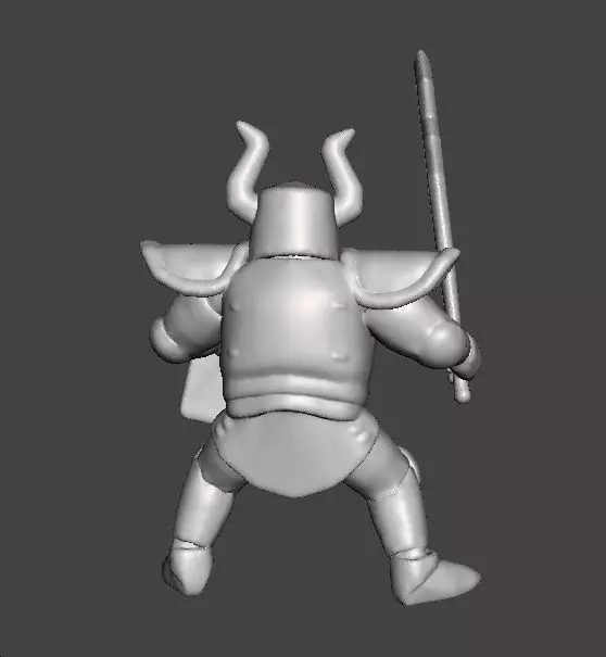 ST PHANTOM KNIGHT MINIATURE MODEL FOR FANTASY GAMES RPG AND DND 3D print model_6