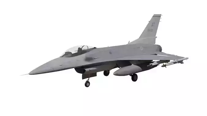 Fighter Jet F-16 Armed Falcon