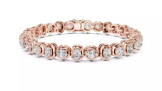 Tennis Bracelet 3dm stl renders Animation video details 