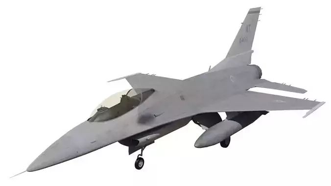 Fighter Jet F-16 Disarmed Falcon