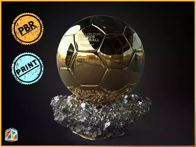 Ballon dOr France best football player - Cinematic and printable