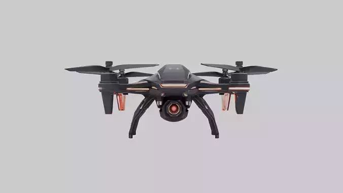Futuristic Quadcopter Drone