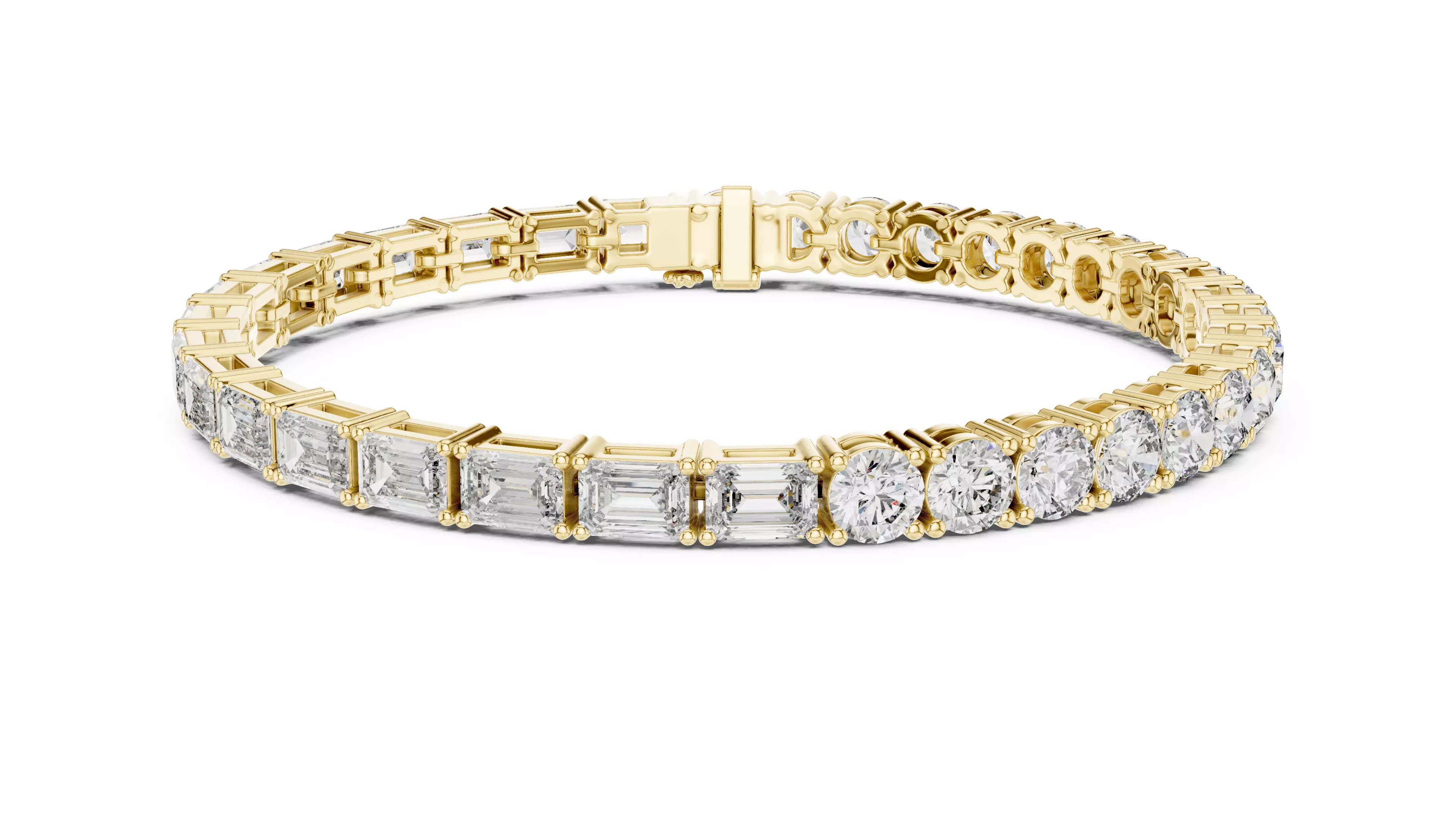 Tennis Bracelet 3dm stl renders Animation video details 3D print model_11