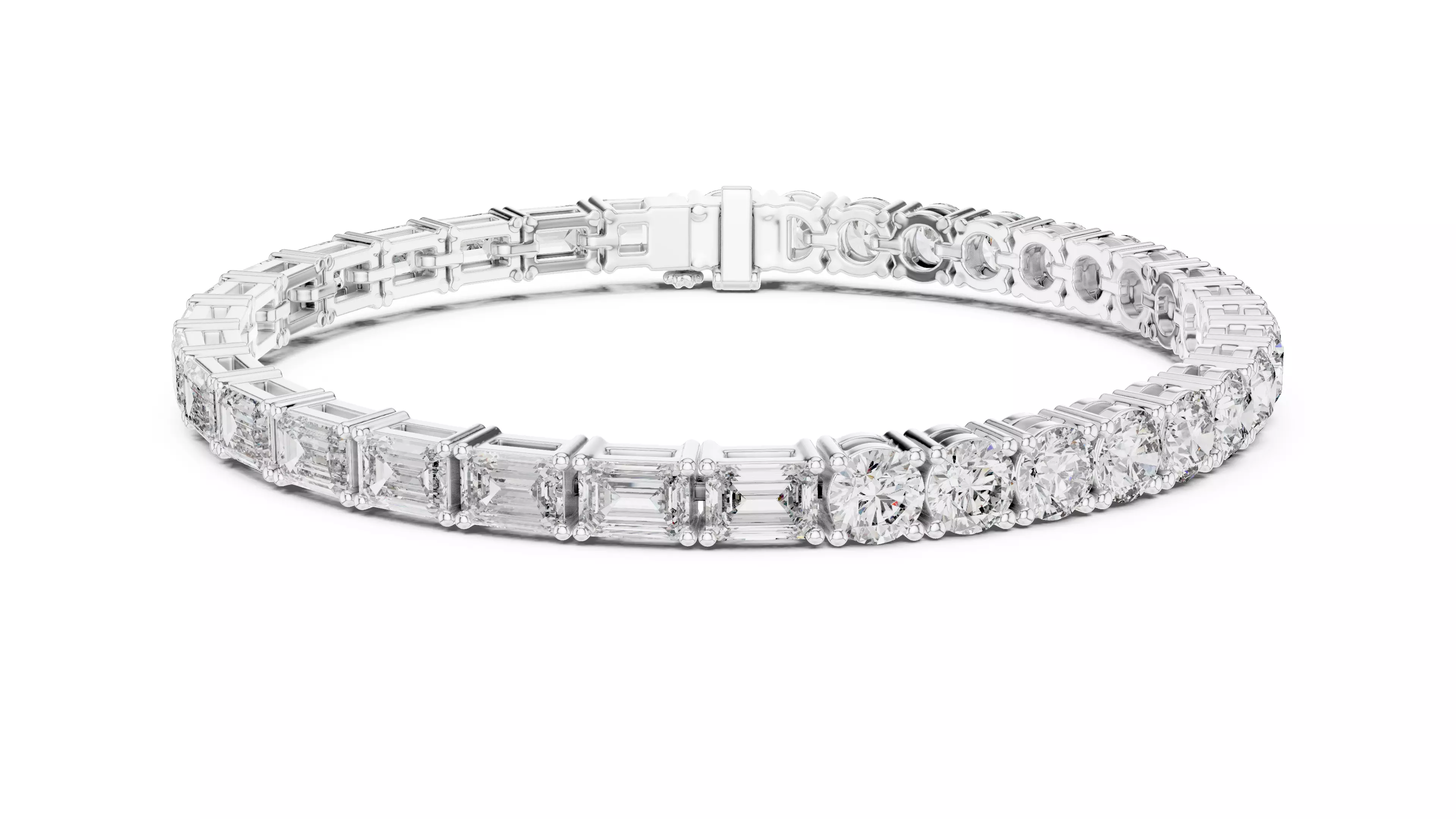 Tennis Bracelet 3dm stl renders Animation video details 3D print model_7