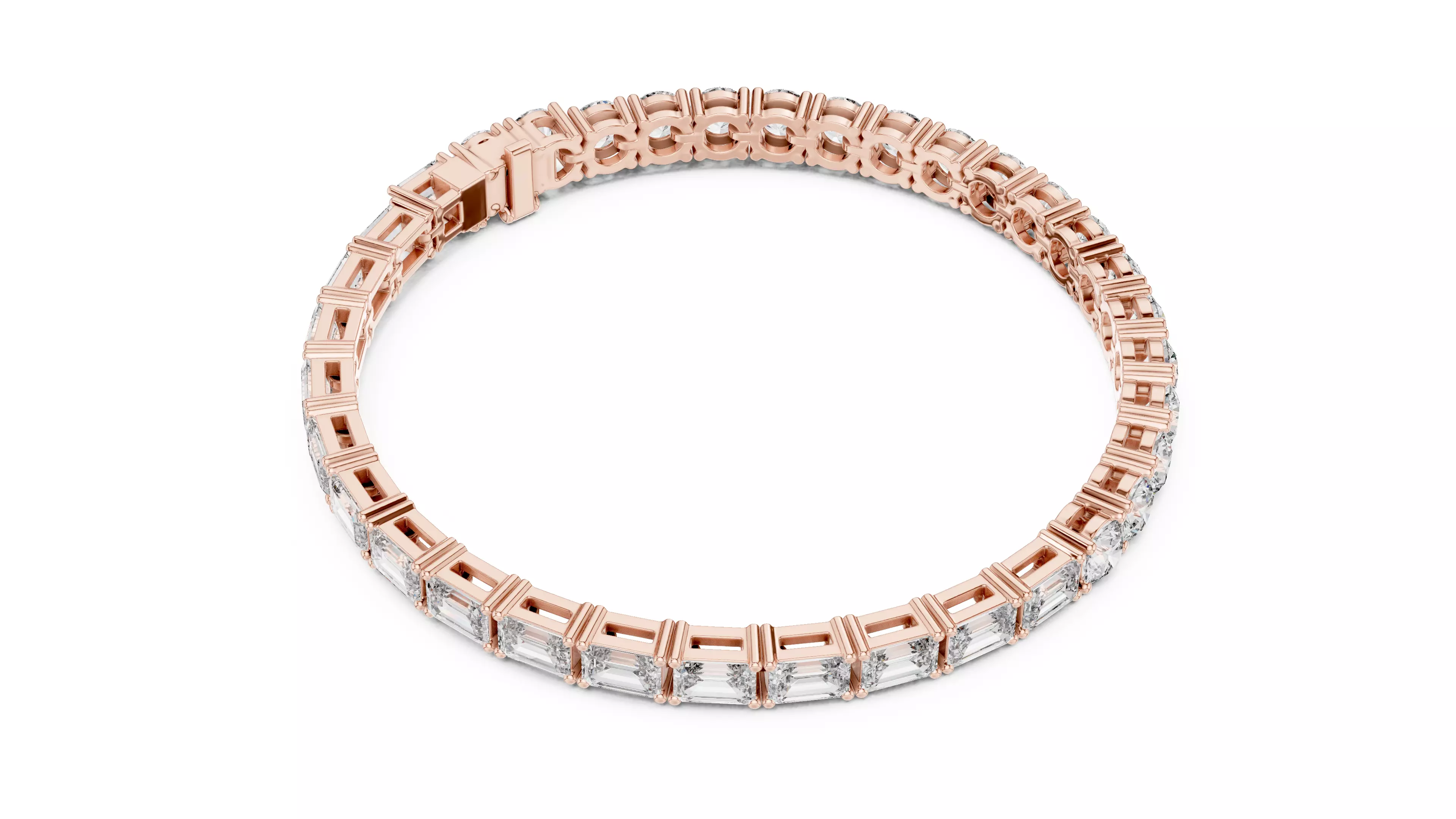 Tennis Bracelet 3dm stl renders Animation video details 3D print model_2