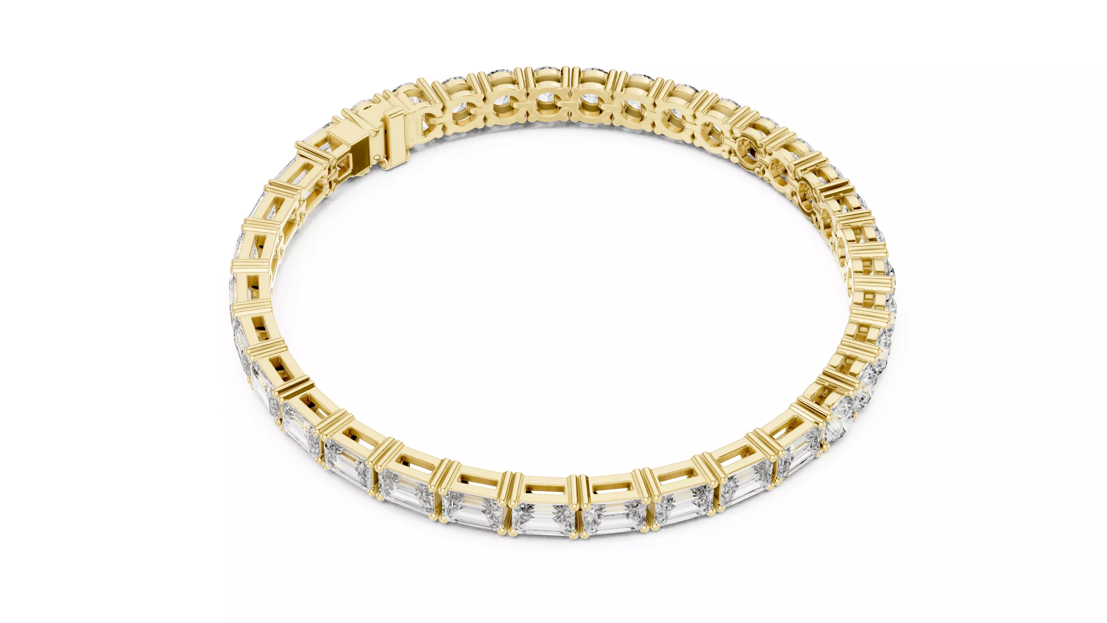 Tennis Bracelet 3dm stl renders Animation video details 3D print model_9