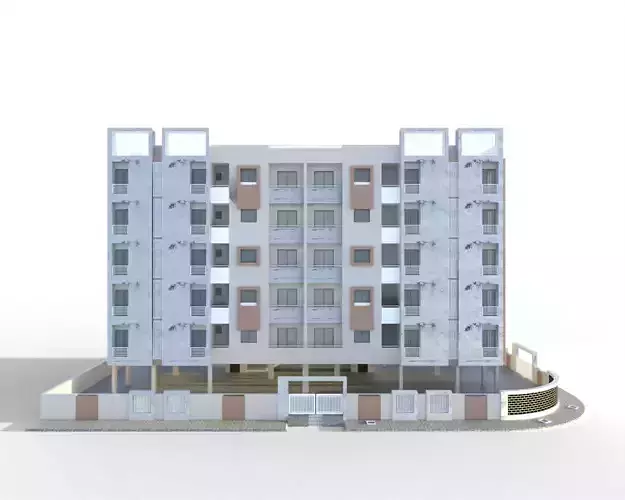 Modern Residential Apartment Block