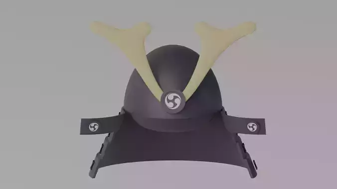 Cartoon Samurai Helmet