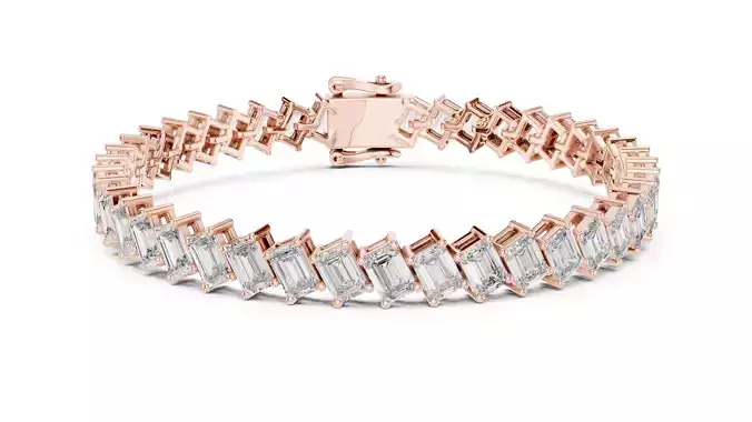 Tennis Bracelet 3dm stl renders Animation video details 