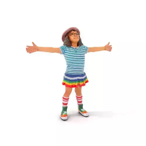 Colorful Child Character Model Pack for Animation and Game Design