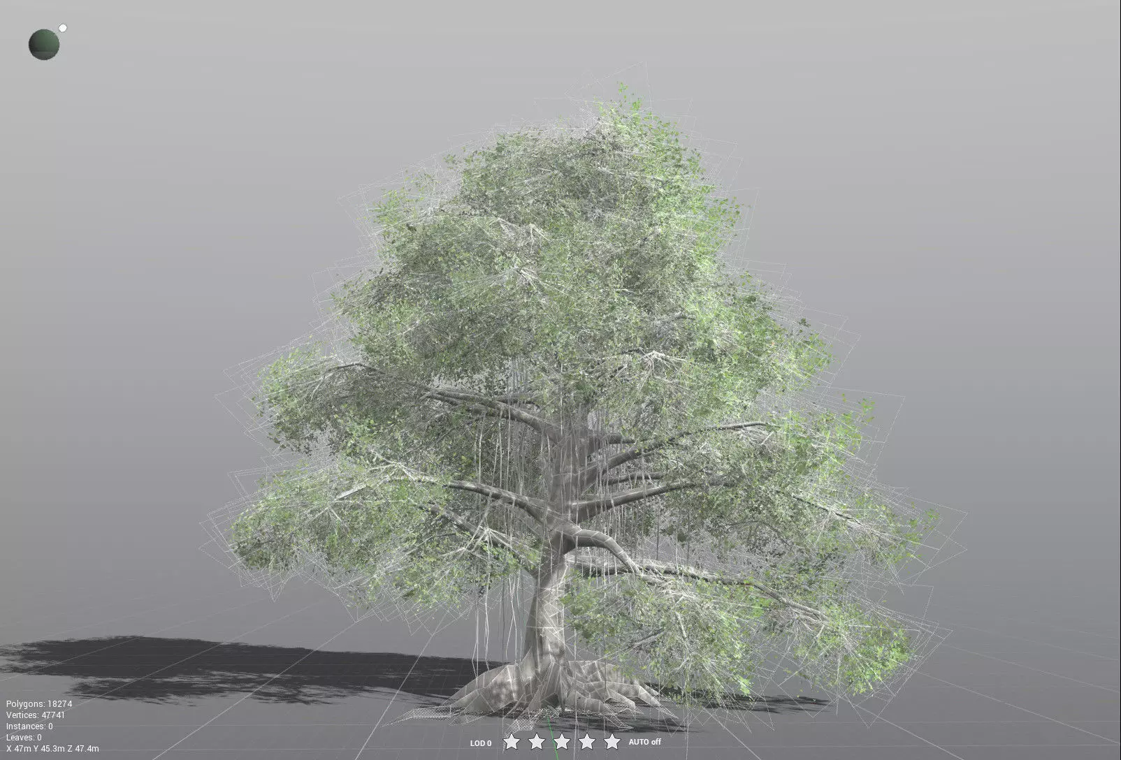 EVERYPlant Indian Rubber Tree LowPoly Low-poly 3D model_32