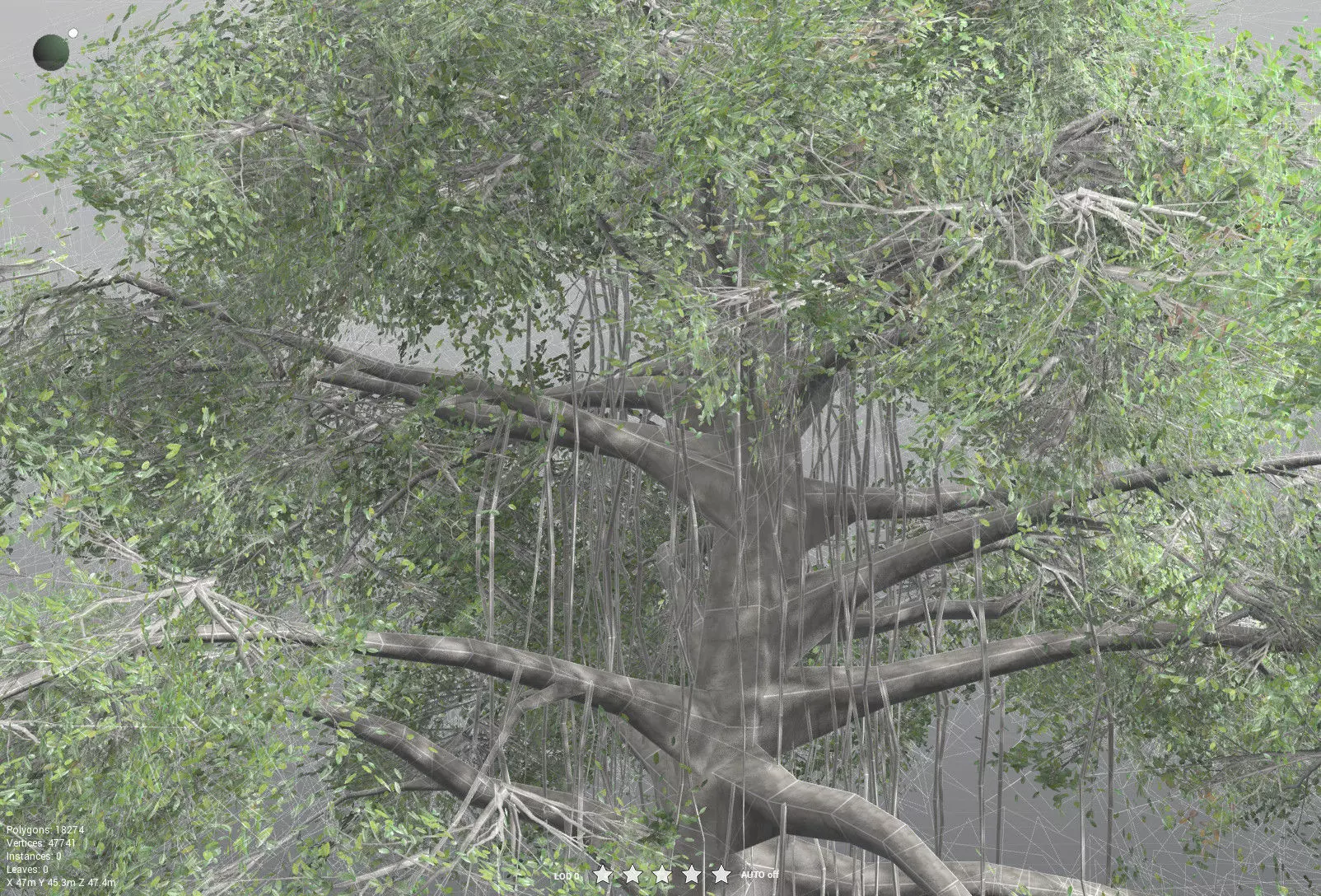 EVERYPlant Indian Rubber Tree LowPoly Low-poly 3D model_33