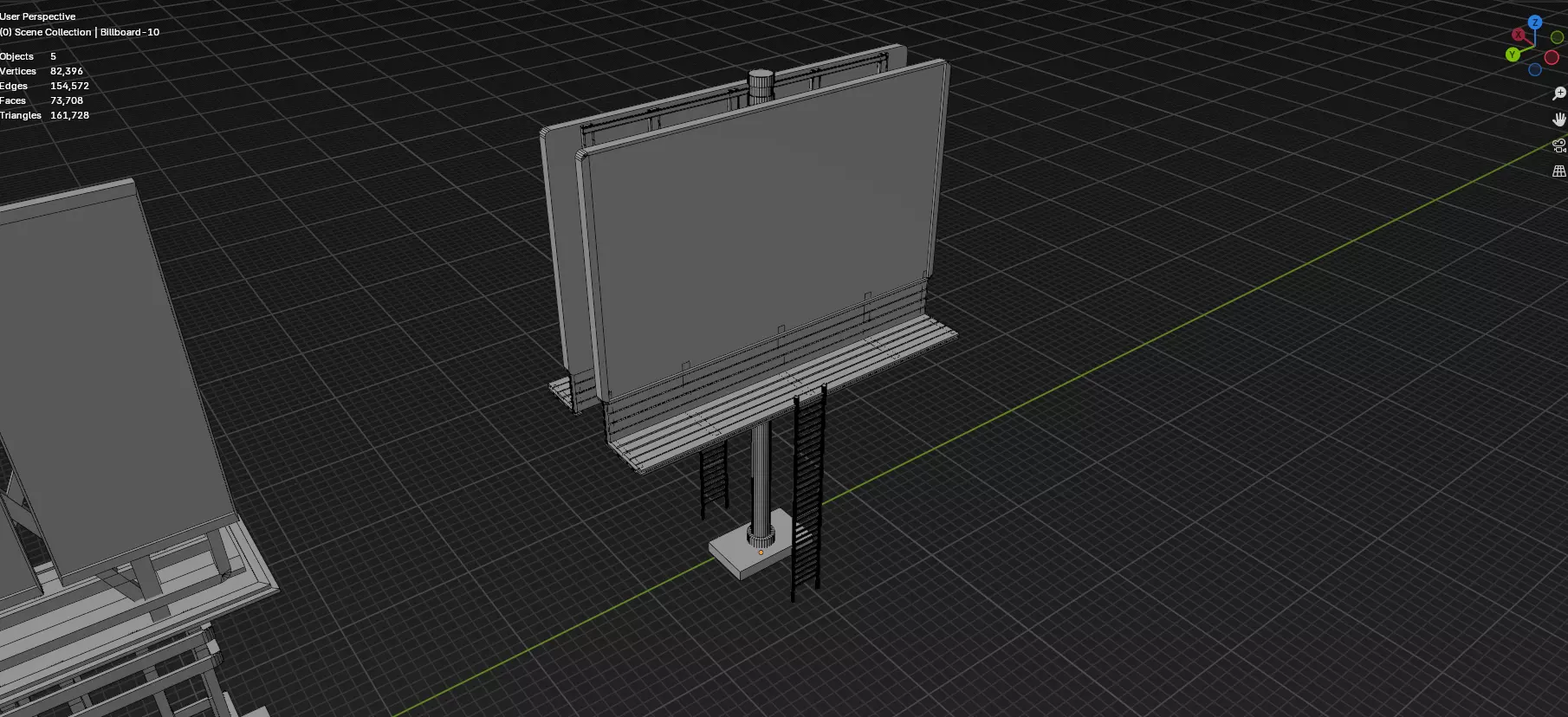 Advertisement And Street Billboards Pack - 3 - 20 Assets 3D model_27