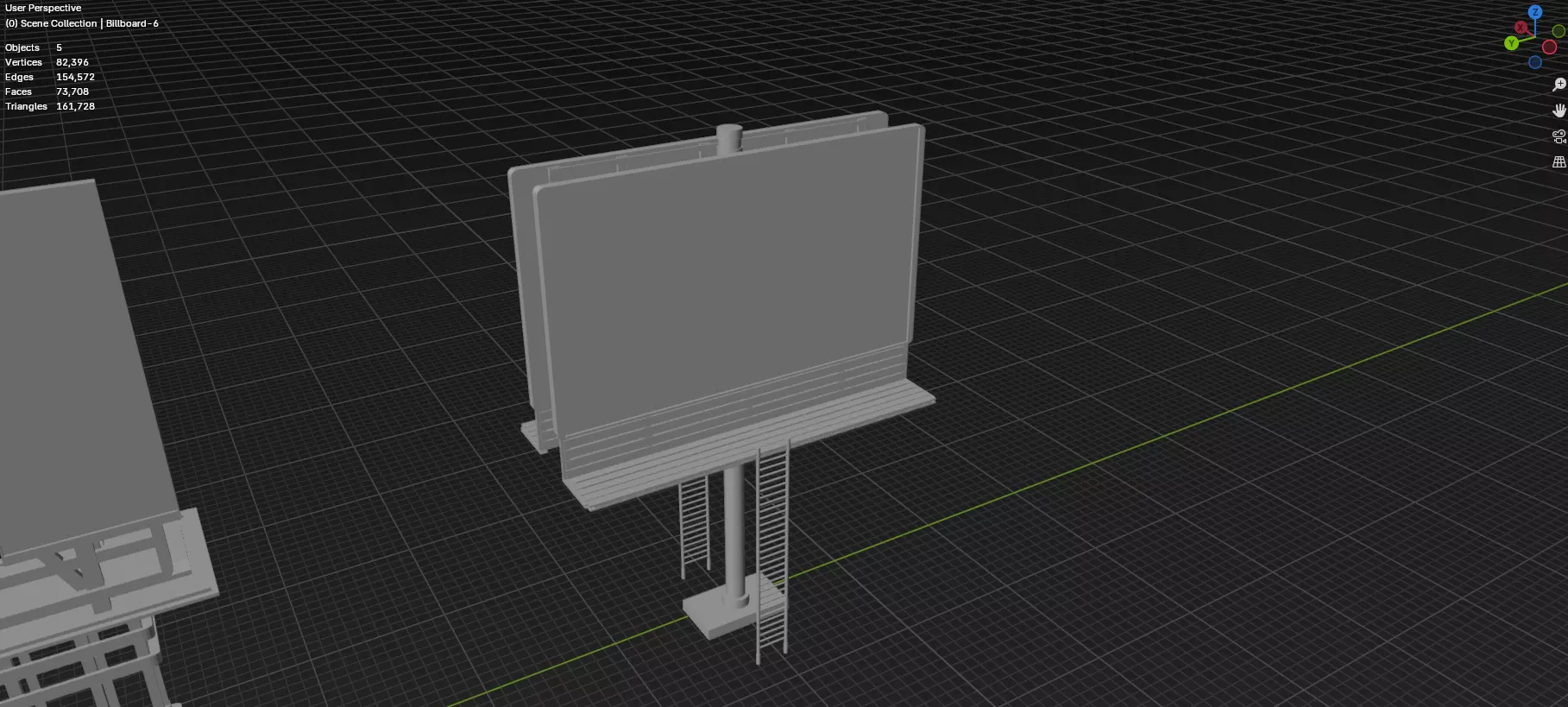 Advertisement And Street Billboards Pack - 3 - 20 Assets 3D model_77