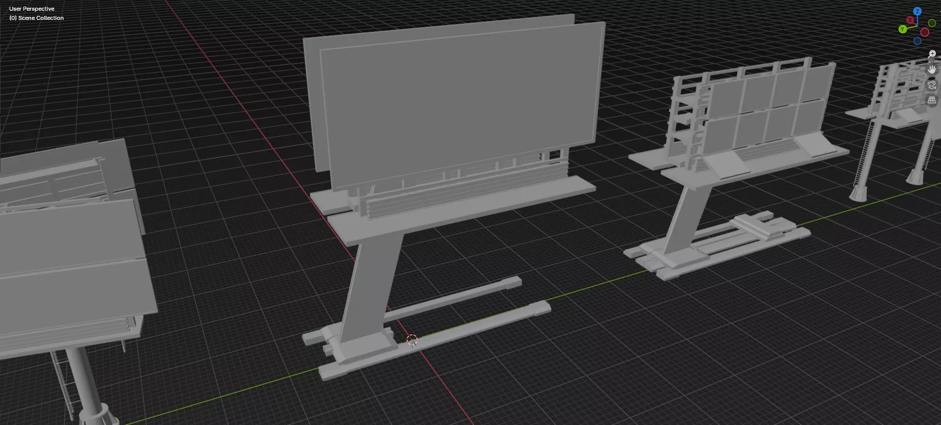 Advertisement And Street Billboards Pack - 3 - 20 Assets 3D model_52