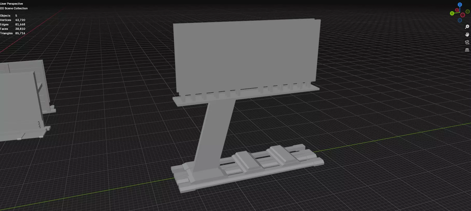 Advertisement And Street Billboards Pack - 3 - 20 Assets 3D model_84