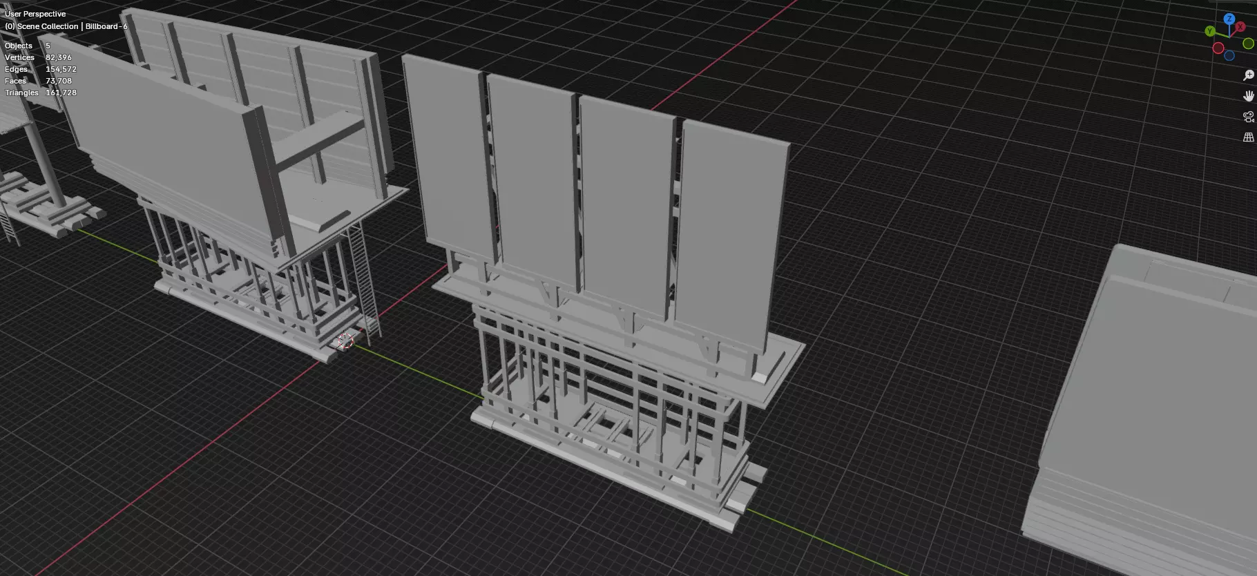 Advertisement And Street Billboards Pack - 3 - 20 Assets 3D model_79