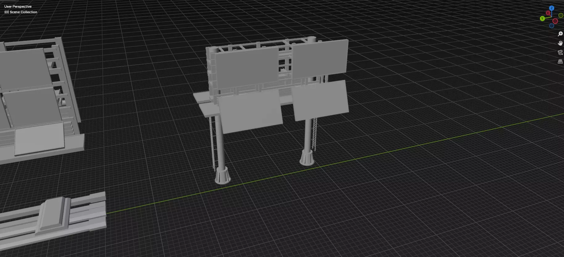 Advertisement And Street Billboards Pack - 3 - 20 Assets 3D model_53