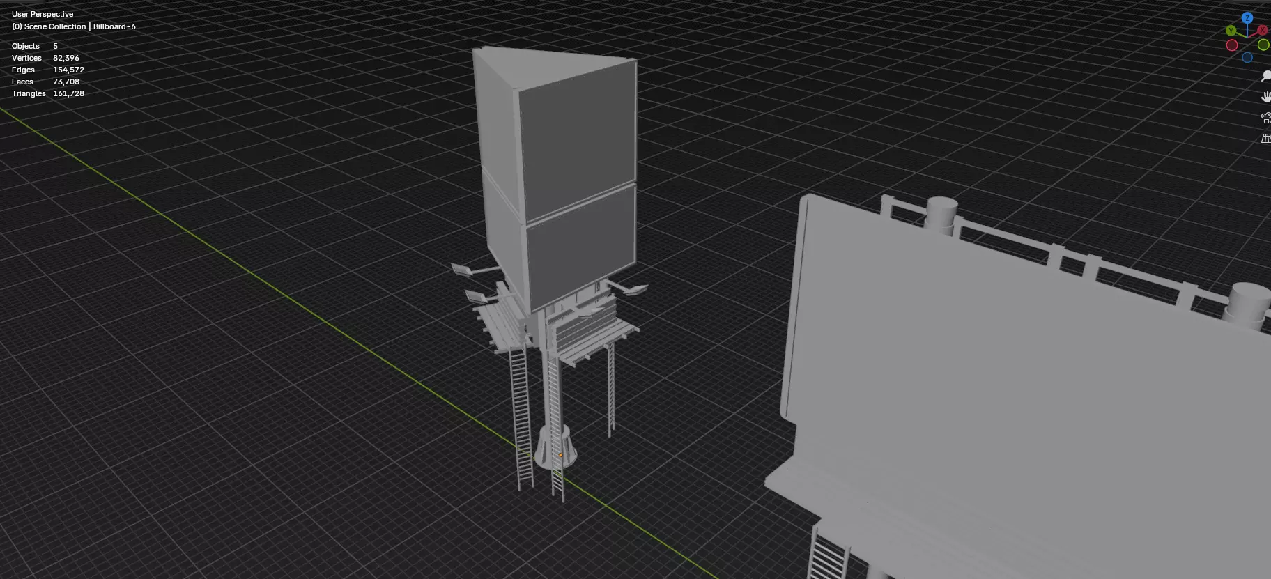 Advertisement And Street Billboards Pack - 3 - 20 Assets 3D model_71