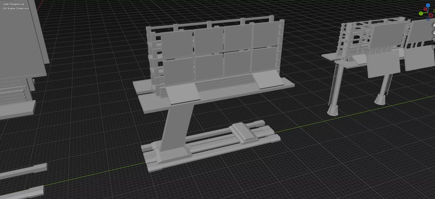 Advertisement And Street Billboards Pack - 3 - 20 Assets 3D model_54