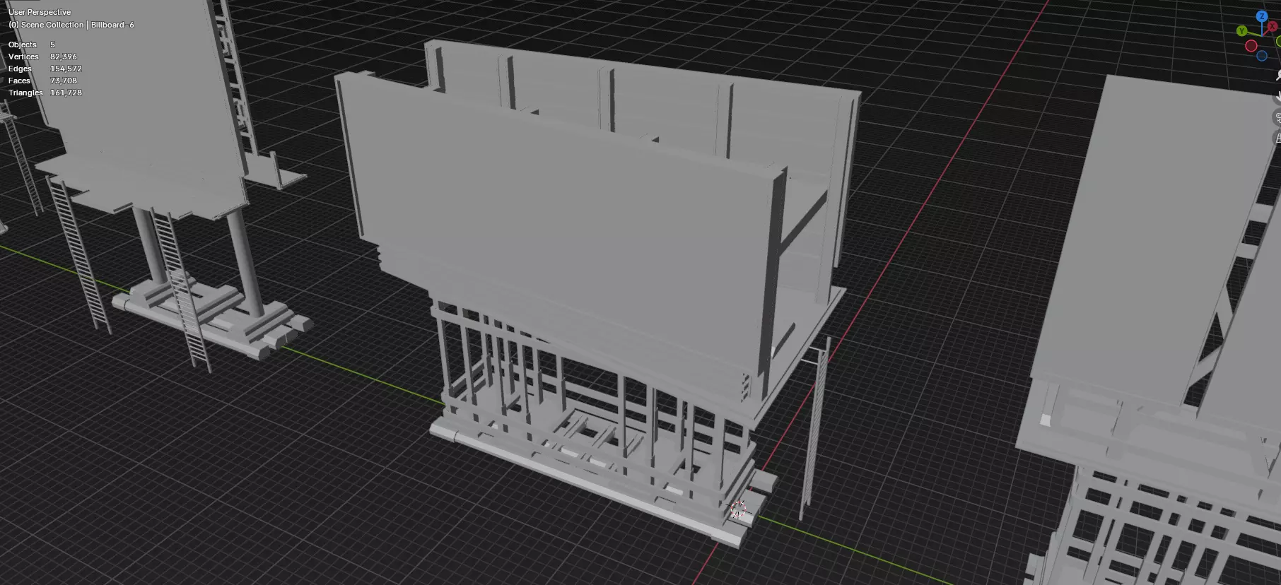 Advertisement And Street Billboards Pack - 3 - 20 Assets 3D model_75