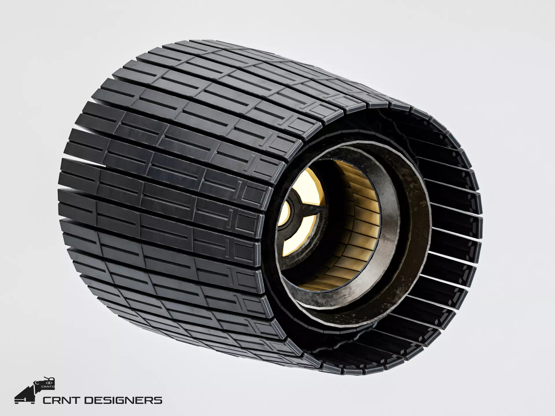 Scifi Engine Propulsion Core - Jet Engine Low-poly 3D model