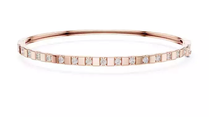 Tennis Bracelet 3dm stl renders Animation video details 