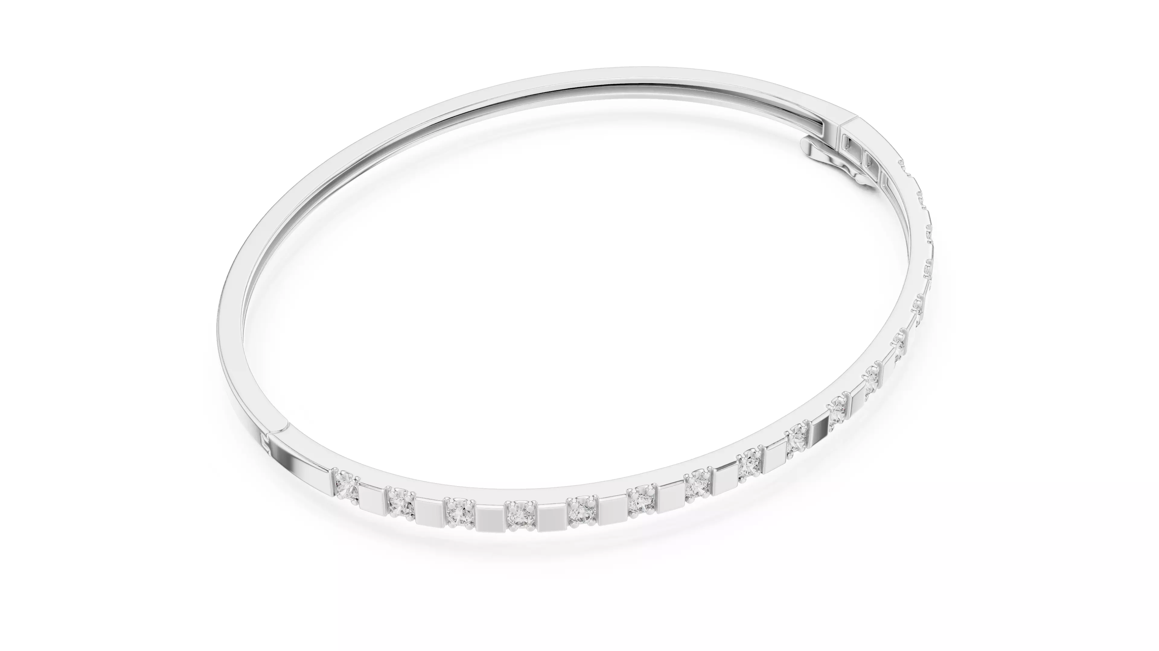 Tennis Bracelet 3dm stl renders Animation video details  3D print model_5