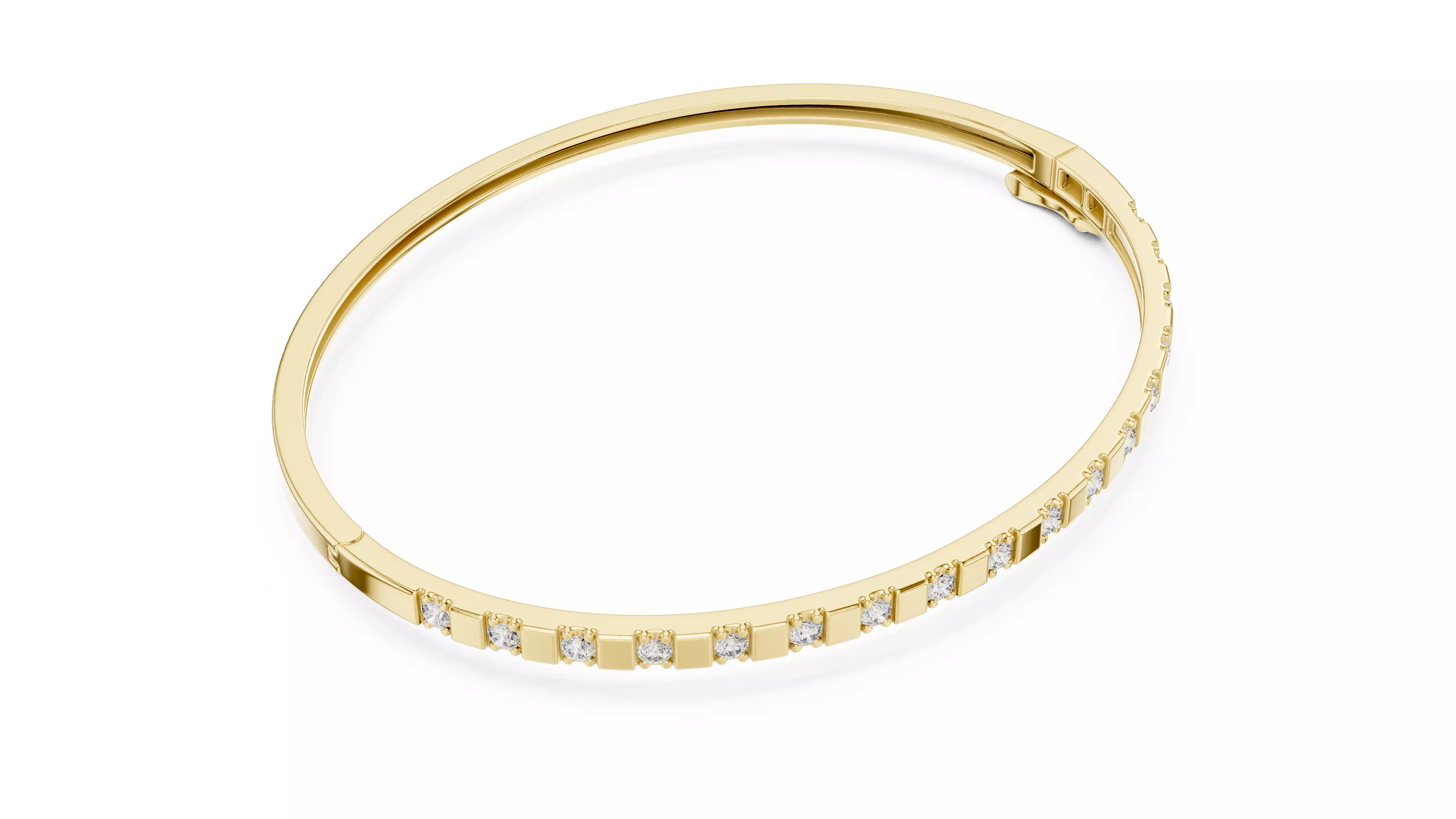 Tennis Bracelet 3dm stl renders Animation video details  3D print model_9