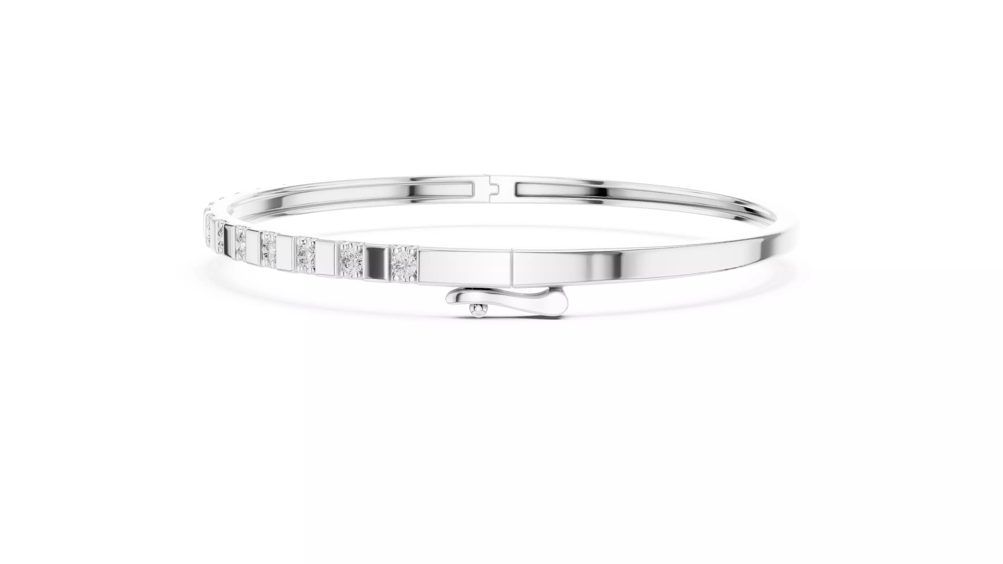 Tennis Bracelet 3dm stl renders Animation video details  3D print model_6