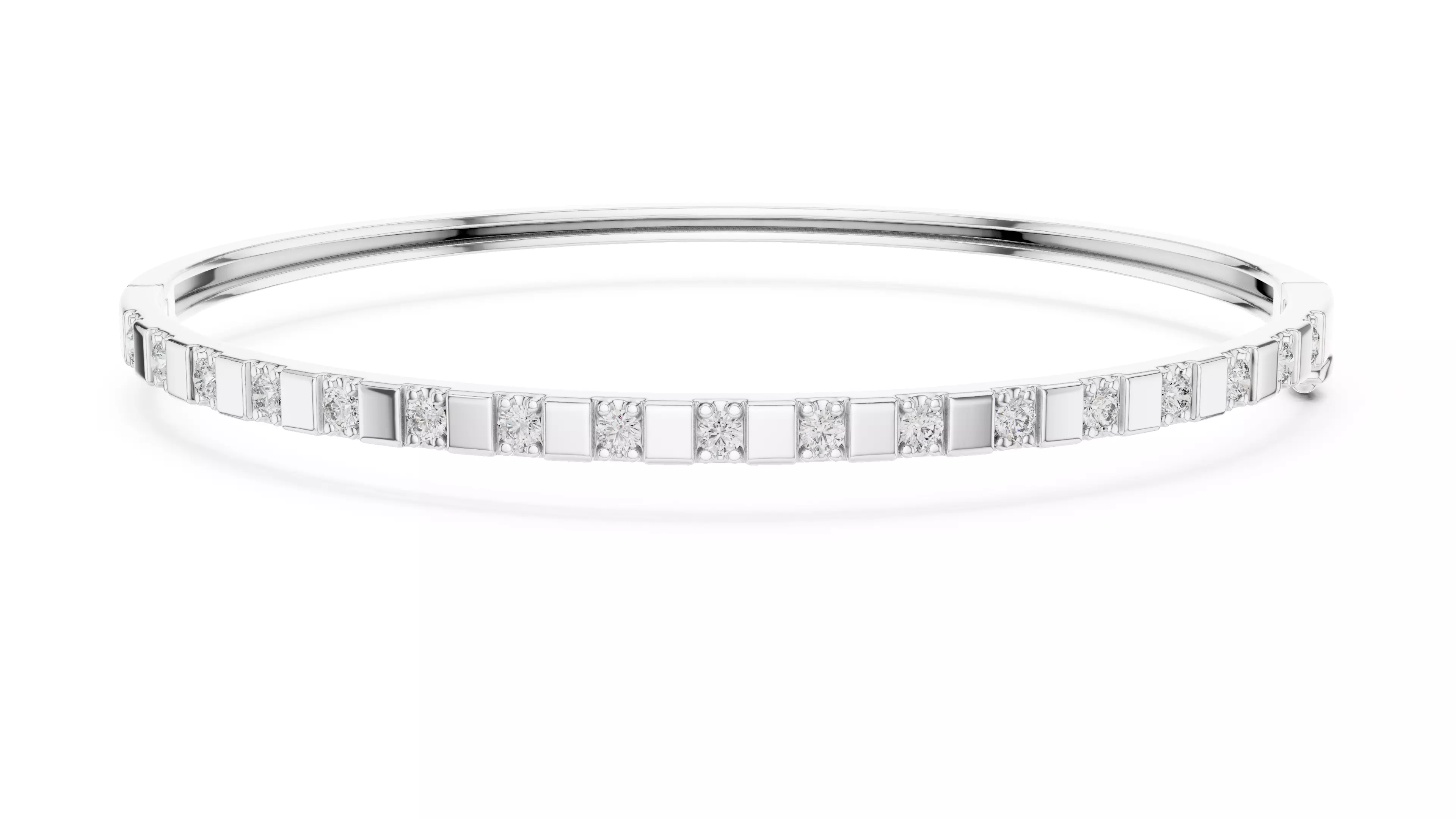 Tennis Bracelet 3dm stl renders Animation video details  3D print model_7