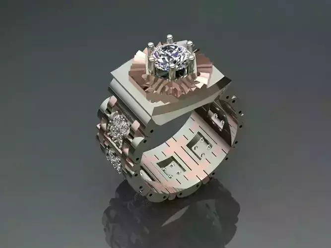 Ring watch diamond hot trend jewelry men women