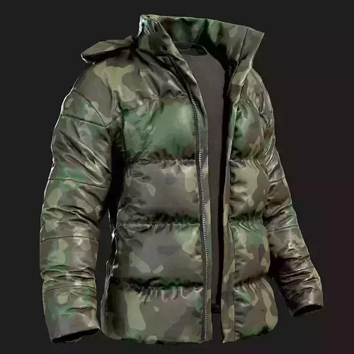Game Ready Jacket Low-poly 3D model