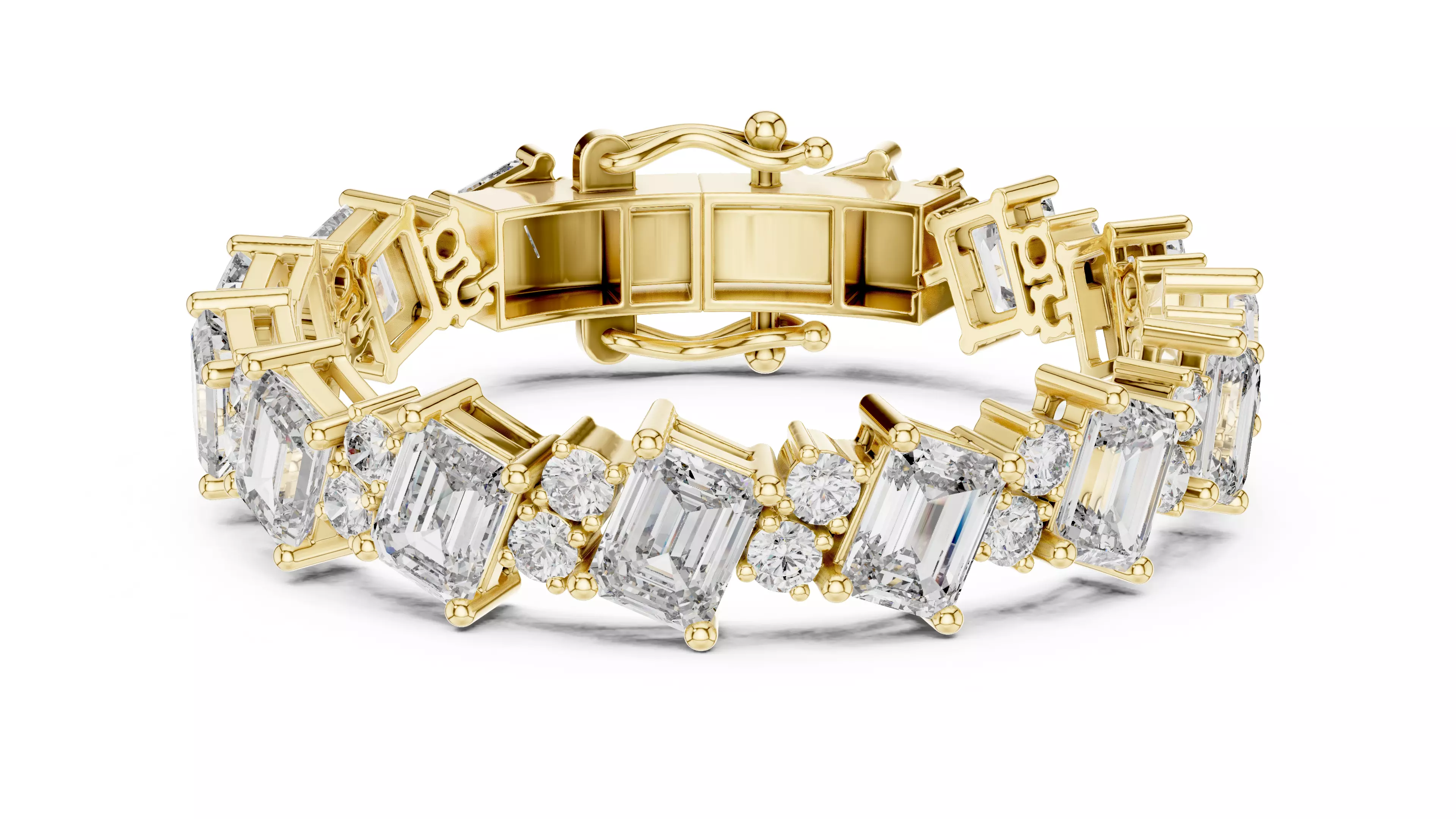 Tennis Bracelet 3dm stl renders Animation video details  3D print model_11