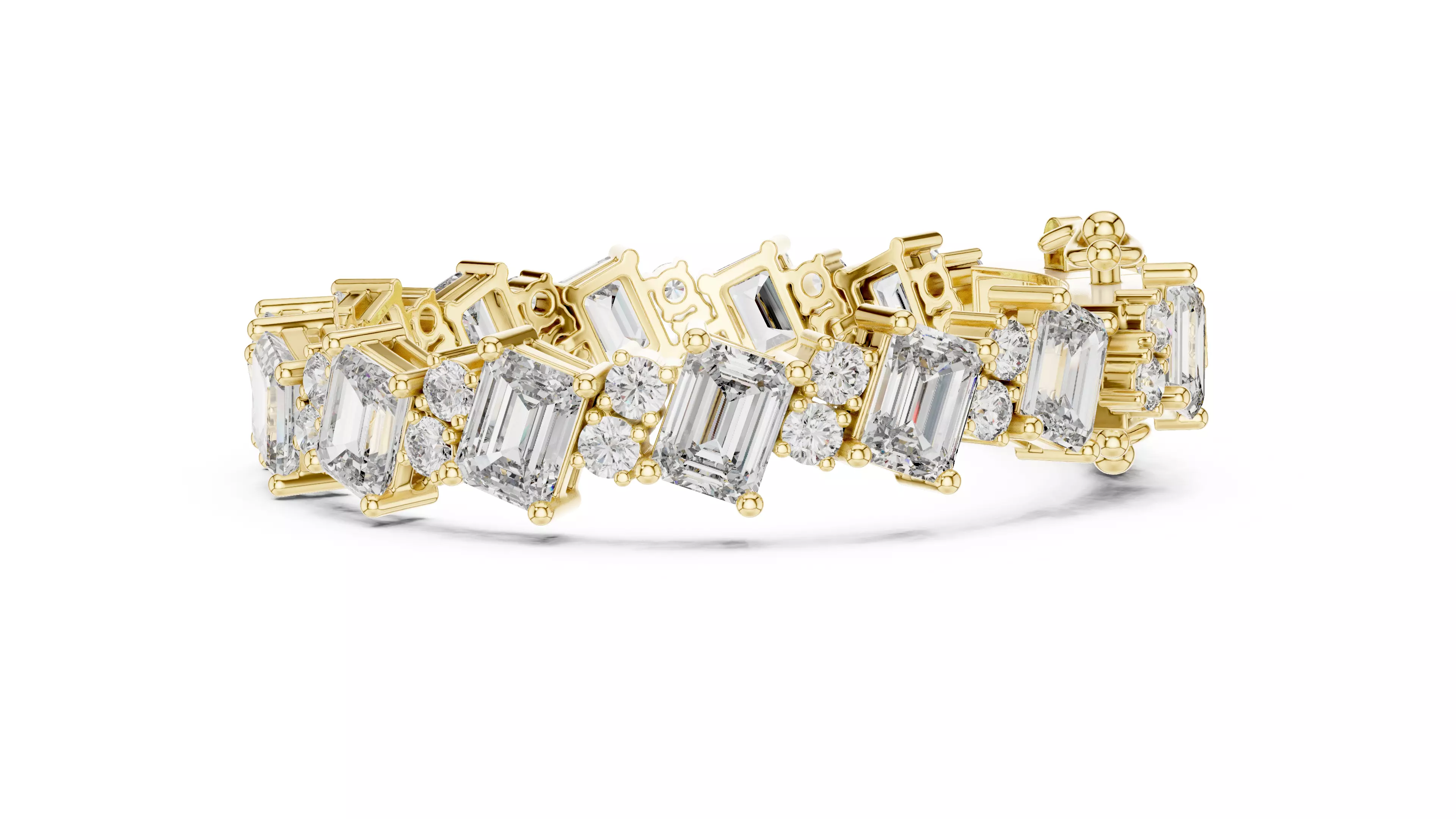 Tennis Bracelet 3dm stl renders Animation video details  3D print model_10