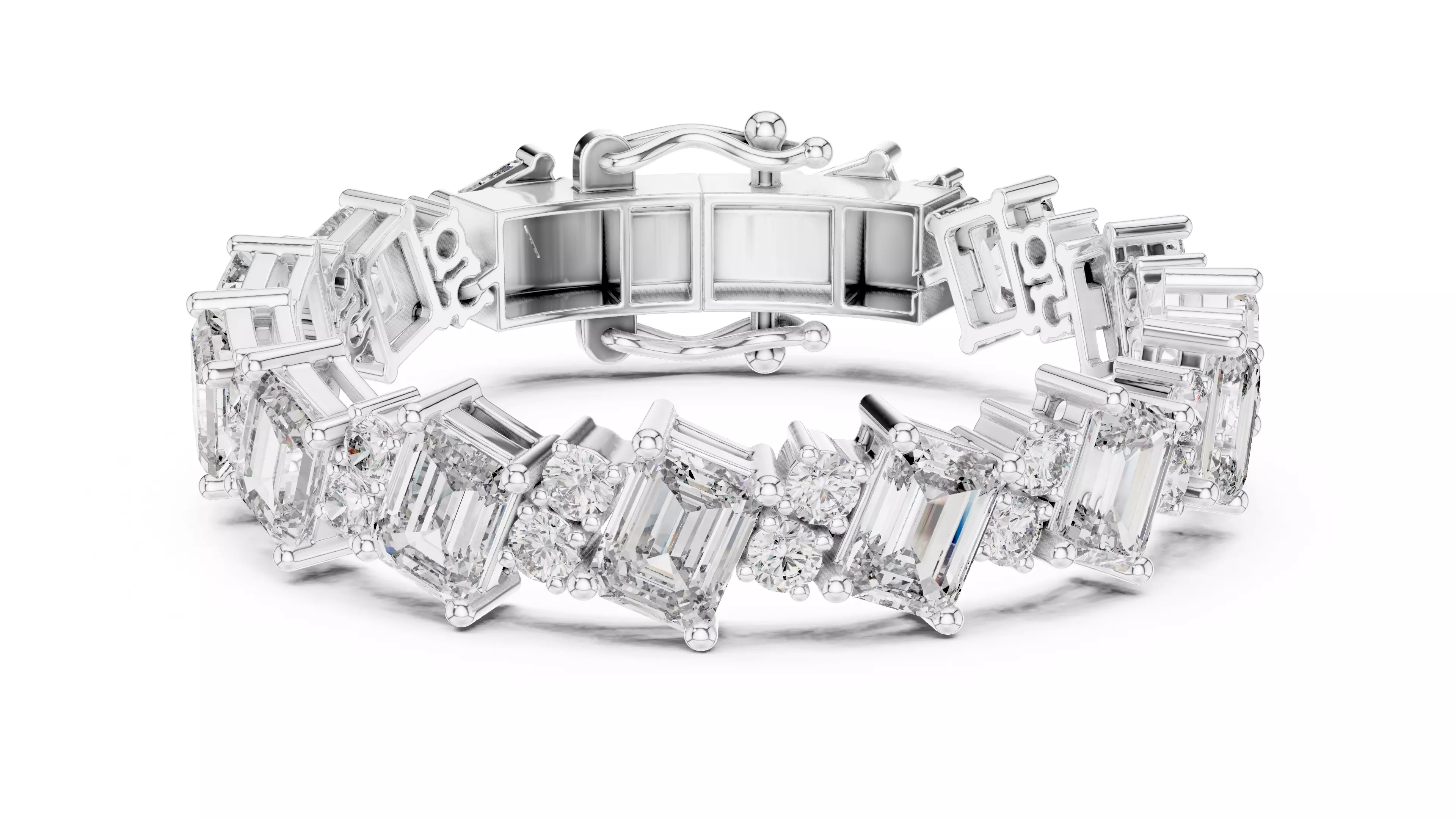 Tennis Bracelet 3dm stl renders Animation video details  3D print model_7