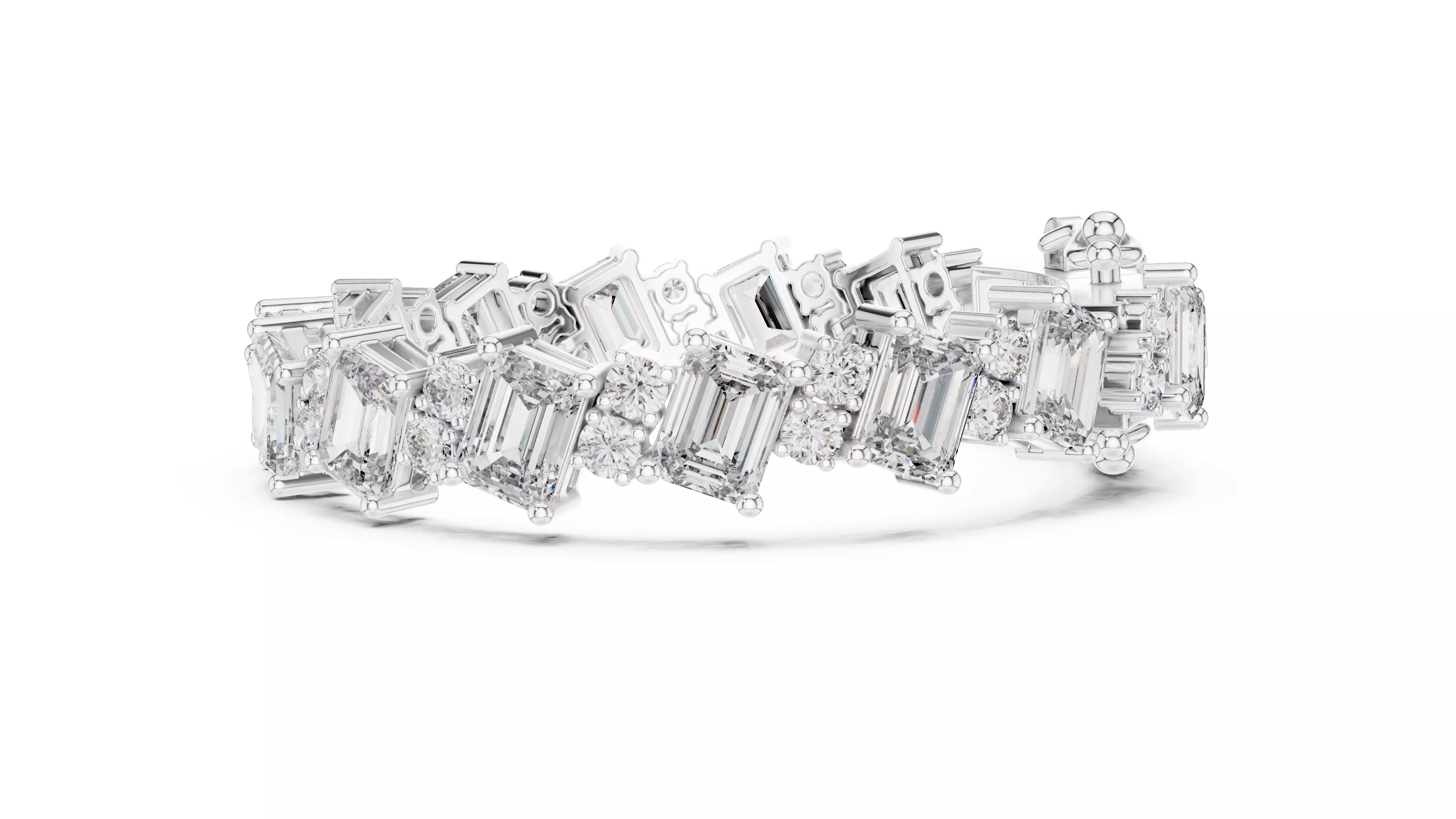 Tennis Bracelet 3dm stl renders Animation video details  3D print model_6