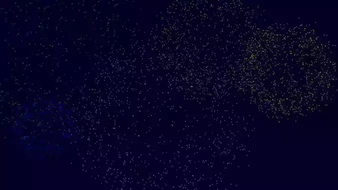Fireworks 3D model