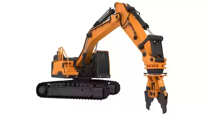 Tracked Excavator Demolition equip