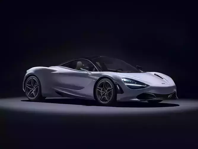 The McLaren 720S Low-poly 3D model