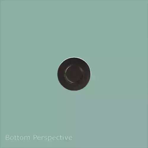 Steel Stained M8 Bolt Allen Pan Head 3D Model 3D model 6