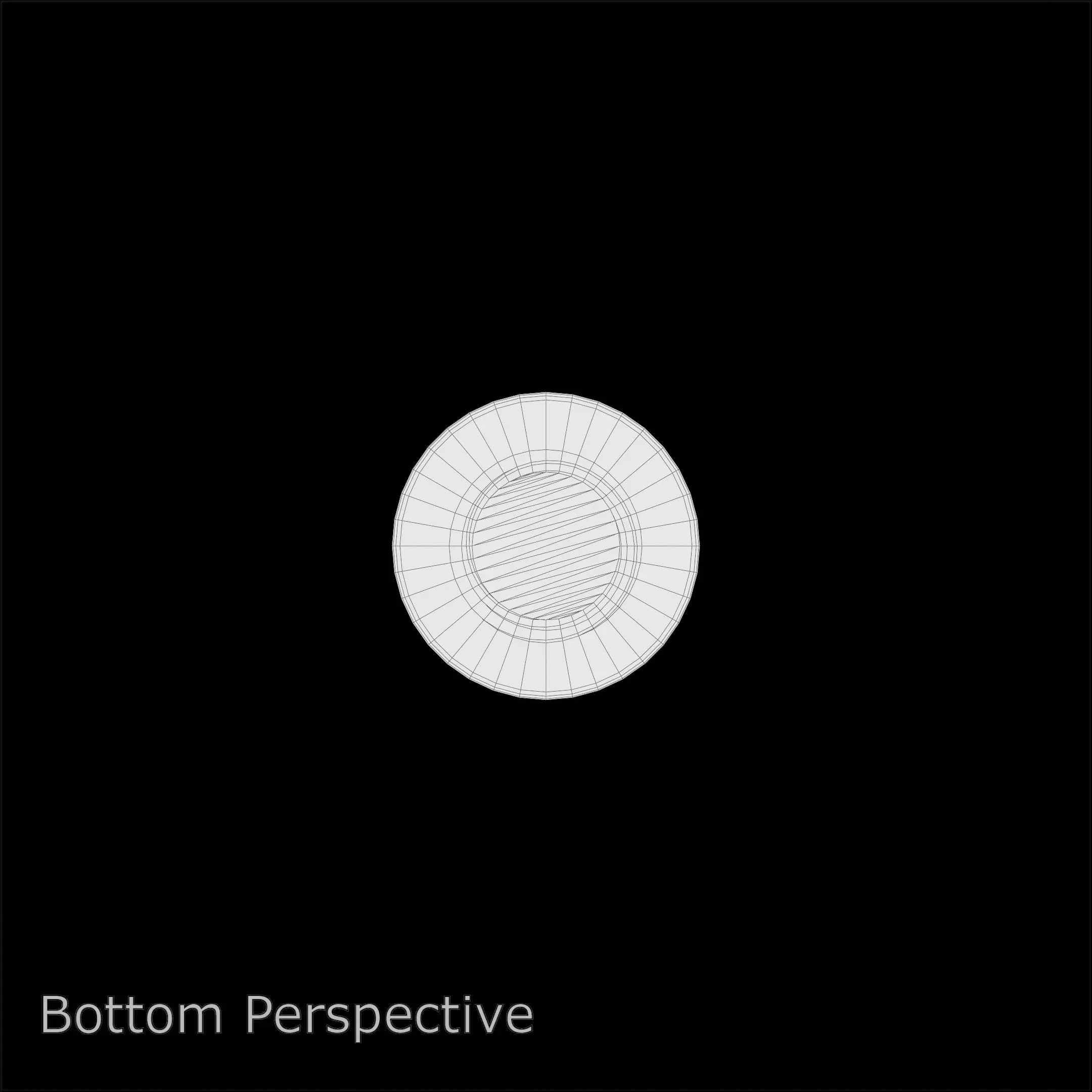 Steel Stained M10 Bolt Allen Pan Head 3D Model 3D model_8