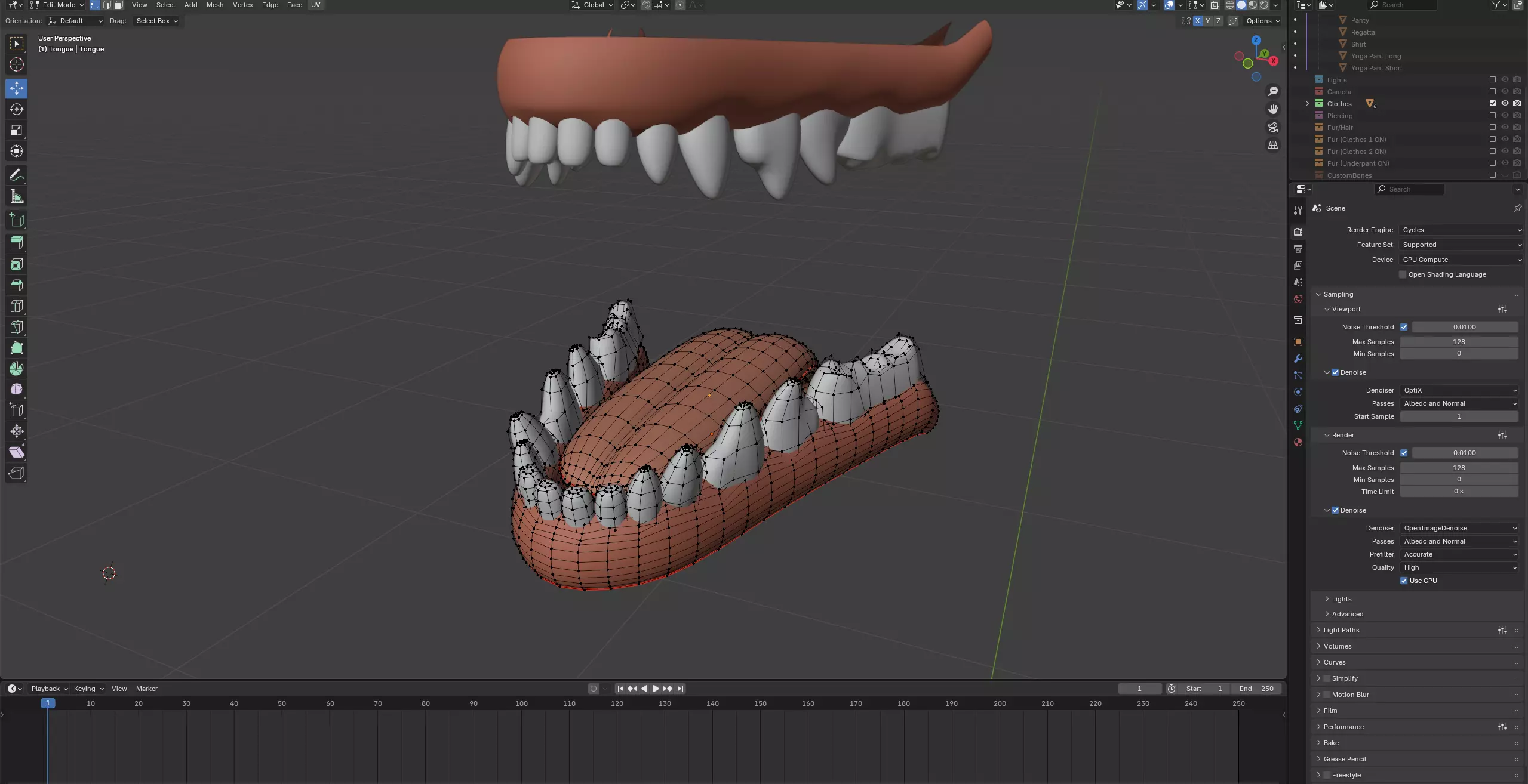 Ash Anthro Fox Low-poly 3D model_85