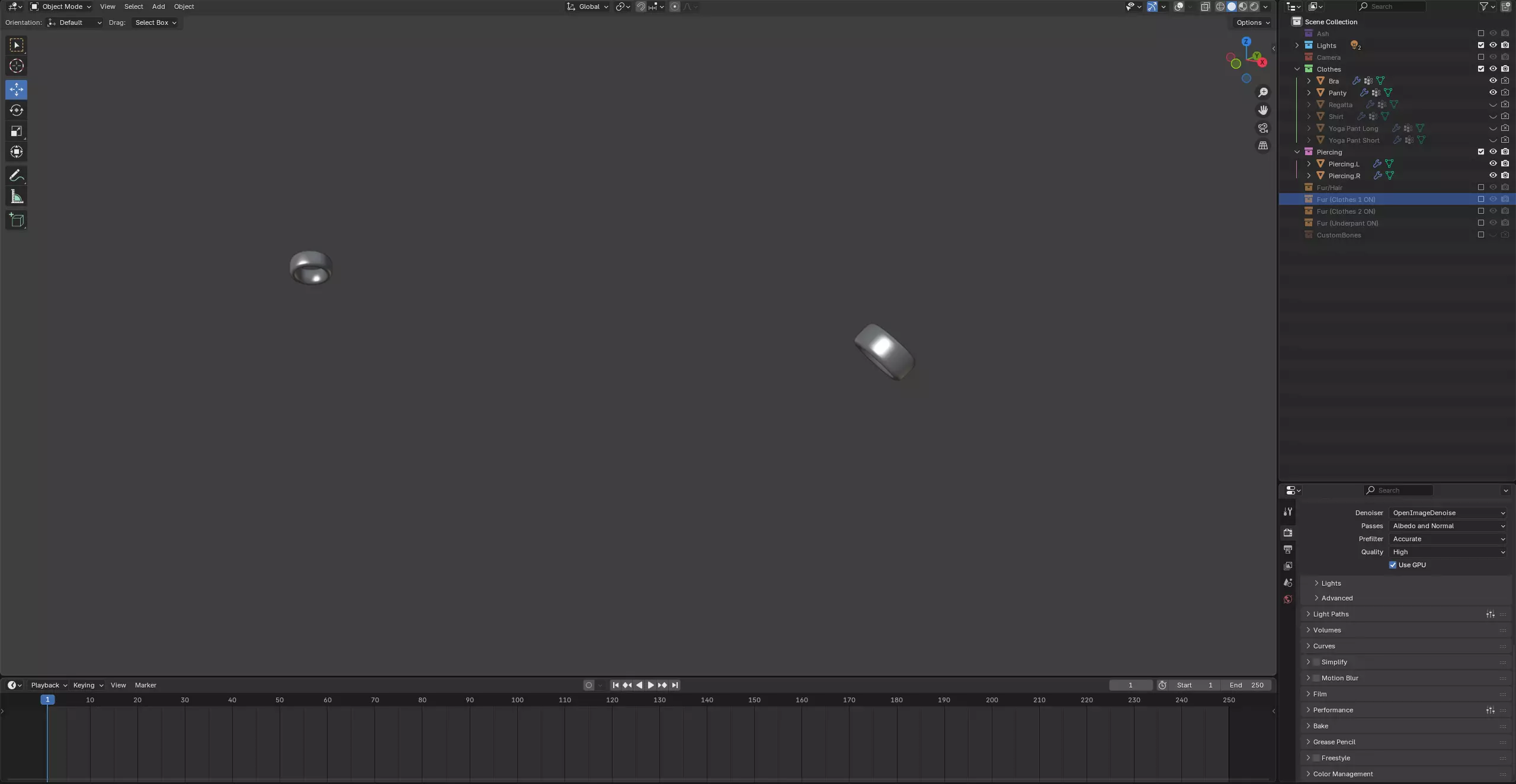 Ash Anthro Fox Low-poly 3D model_97