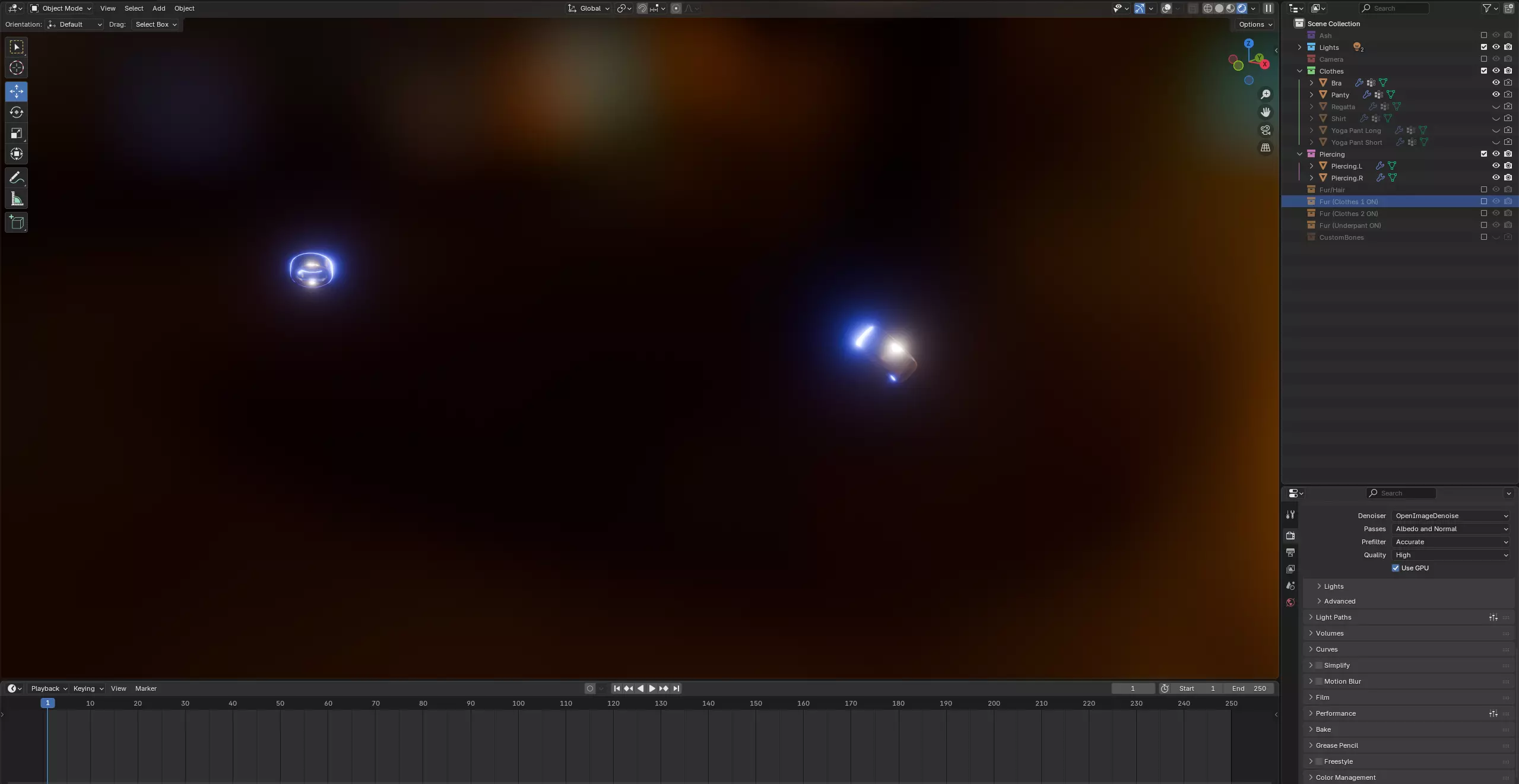 Ash Anthro Fox Low-poly 3D model_98