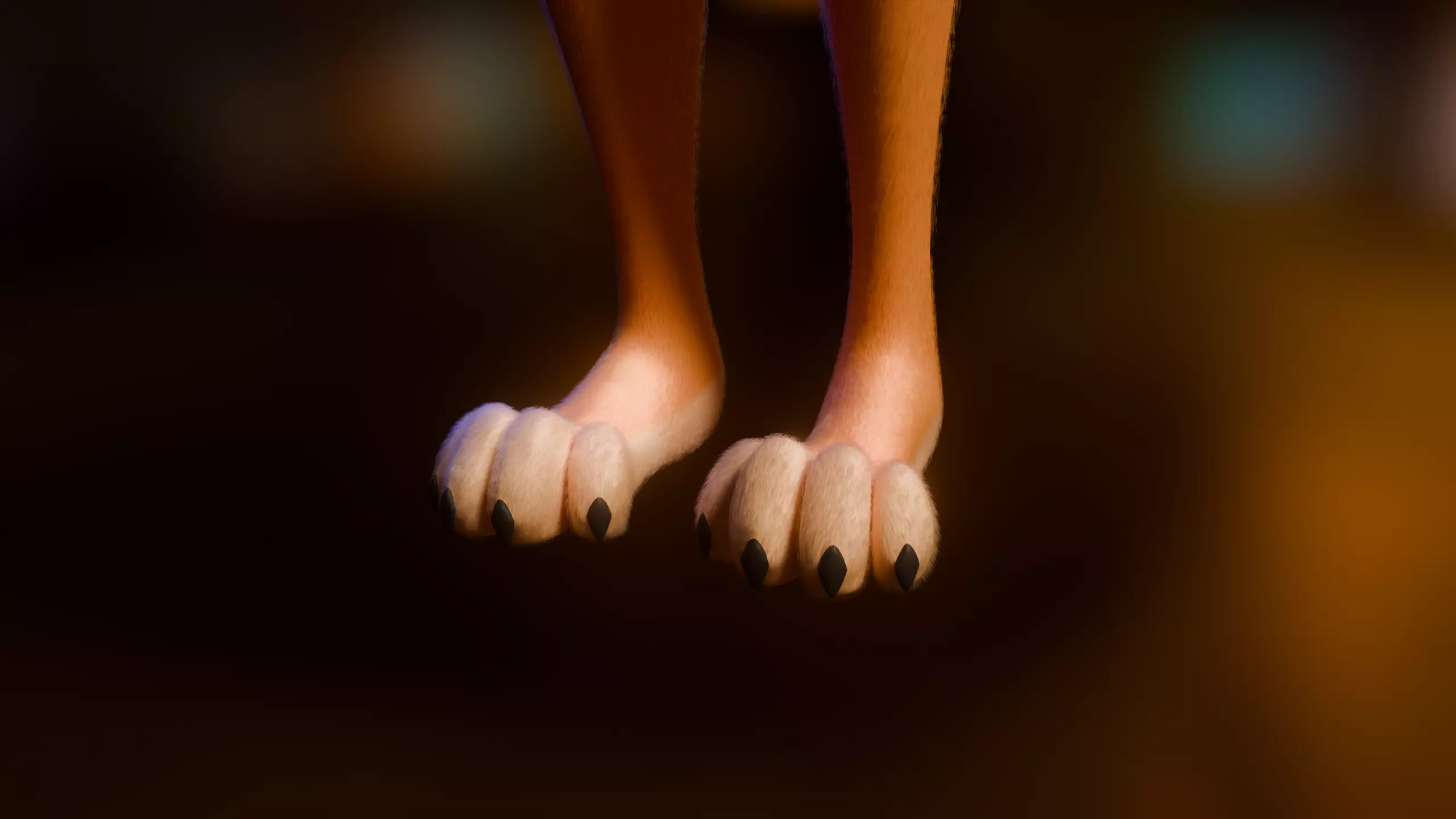 Ash Anthro Fox Low-poly 3D model_13