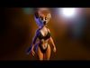 Ash Anthro Fox Low-poly 3D model_1